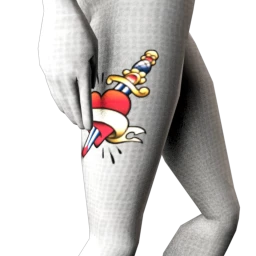 Heart and Dagger Tattoo