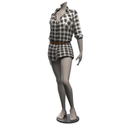 Foal Shirt Dress - Boyfriend Fit