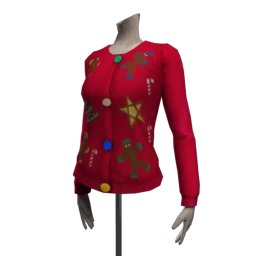 Retro Gingerbread Man Jumper