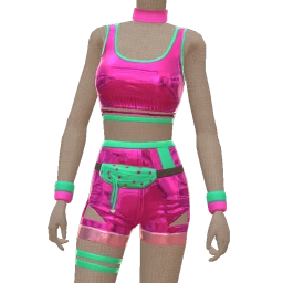 Bionic Roller Skate Doll Outfit