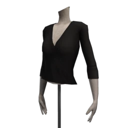 Bionic Ballet Wrap Cardigan - Black