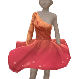 Bionic Orange Delight Ice Skating Outfit