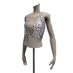 Bionic Snow Leopard Crop Vest