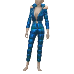 Bionic Blue Après-Ski Jumpsuit