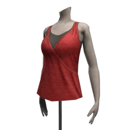 Bionic Yoga Wrap Top - Red