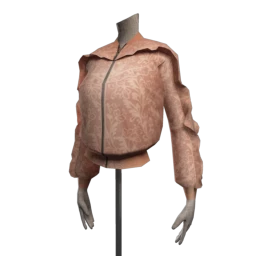 BCBGMAXAZRIA - Nova Ruffle Lace Bomber Jacket