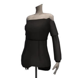 DKNY - Off-The-Shoulder Layered-Look Blouse