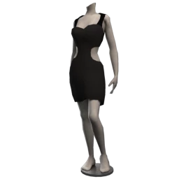 Venus Bodycon Dress - Black