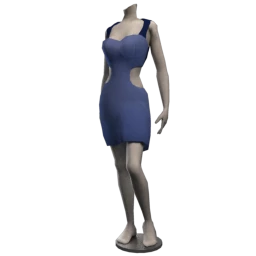Venus Bodycon Dress - Blue