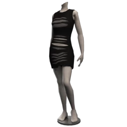 Fortuna Bodycon Dress - Black