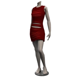 Fortuna Bodycon Dress - Red