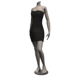 Minerva Bodycon Dress - Black