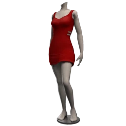 Iris Bodycon Dress - Red