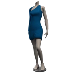 Gaia Bodycon Dress - Blue