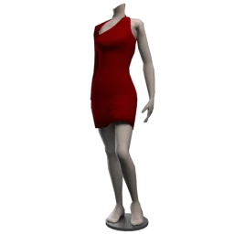 Gaia Bodycon Dress - Red