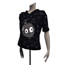 Jon Burgerman Sad Bomb Hoodie (for Female)