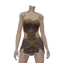 La Haute Couture Gold Star Warrior Witch Dress