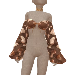 Cloud Nine Chocolate Heart Top