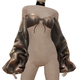 Cloud Nine Silver Metallic Top