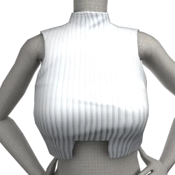 Chiara Streamline Top (White)