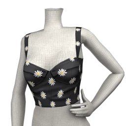 Foal Dark Innocence Crop Top