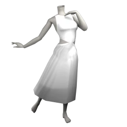 Chiara Hypnotic Dress (White)