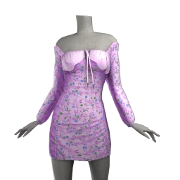Chiara Lilac Fields Dress