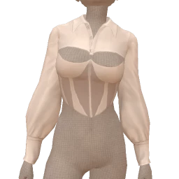 Chiara Cut Out Shirt Corset