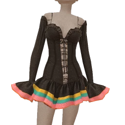 Chiara Spectrum Swirl Mini Dress