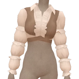 Chiara Workluxe Business Shirt (Brown)