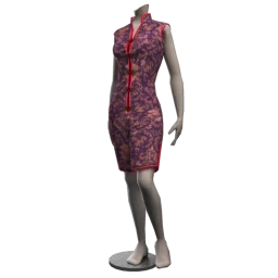 Silk Cheongsam Dress