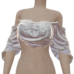 Ikon Satin Ruched Crop Top