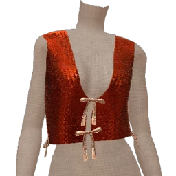 Cloud Nine Little Silver Bows Crop Top