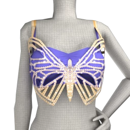 Cloud Nine Lilac Chrysalis Crop Top