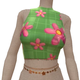 Cloud Nine Summer Picnics Crop Top