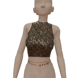 Cloud Nine Noir Nebula Cropped Top