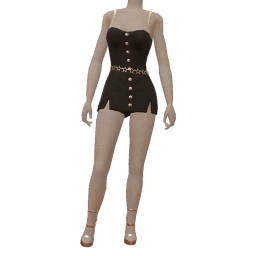 Cloud Nine Black Denim Silver Stars Outfit