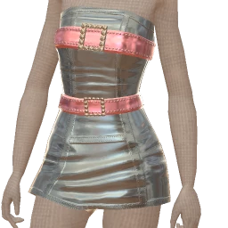 Cloud Nine Flashback Flair Metallic Mini Dress