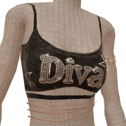 Drop Science Diva Glam Crop Top