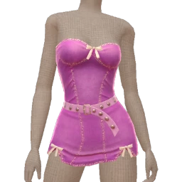 Cloud Nine Gem Blush Denim Dress