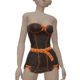 Delirious Pumpkin Charm Mini Dress