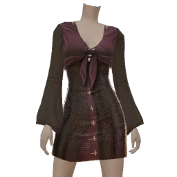 Cloud Nine Purple And Black Flared Sleeve Vampiress Dress