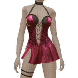 Cloud Nine Dark Pink Lace-Up Fantasy Dress