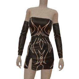 Cloud Nine Embroidered Bodycon Dress