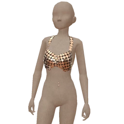 Cloud Nine Sequin Disco Crop Top