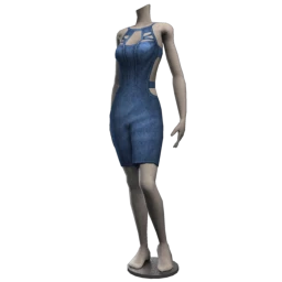 Cloud Nine Azure Cut Out Dress