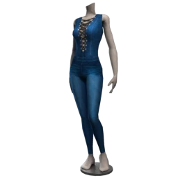 Cloud Nine Bound Denim Jumpsuit