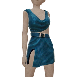 Cloud Nine Cobalt Blue Mini Dress