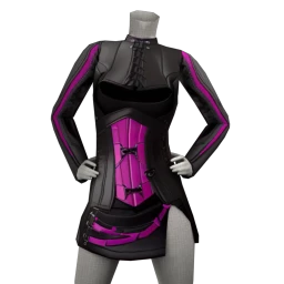 Delirious Leather Corset Party Dress