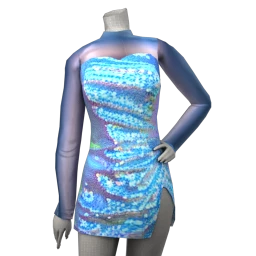 Cloud Nine Ocean Iridescent Dress